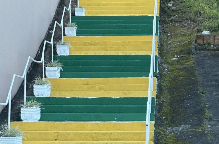 Pintura de escada desrespeitou lei municipal